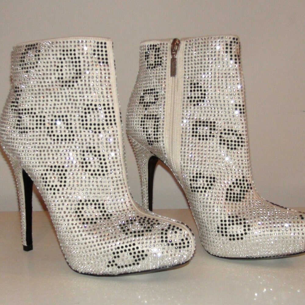 NWOB Report Signature Clarkson Rhinestone Bootie - Picture 3 of 6